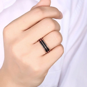 Titanium Steel Miesten Sormus