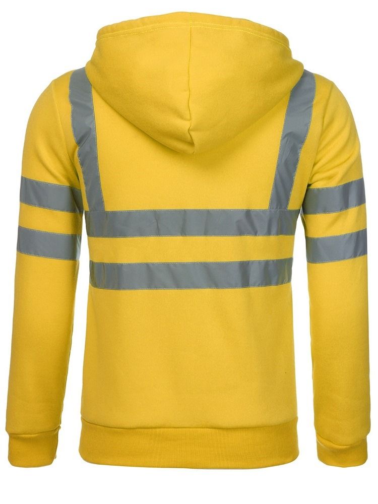 Cardigan Patchwork Color Block Loose Style Miesten Hupparit