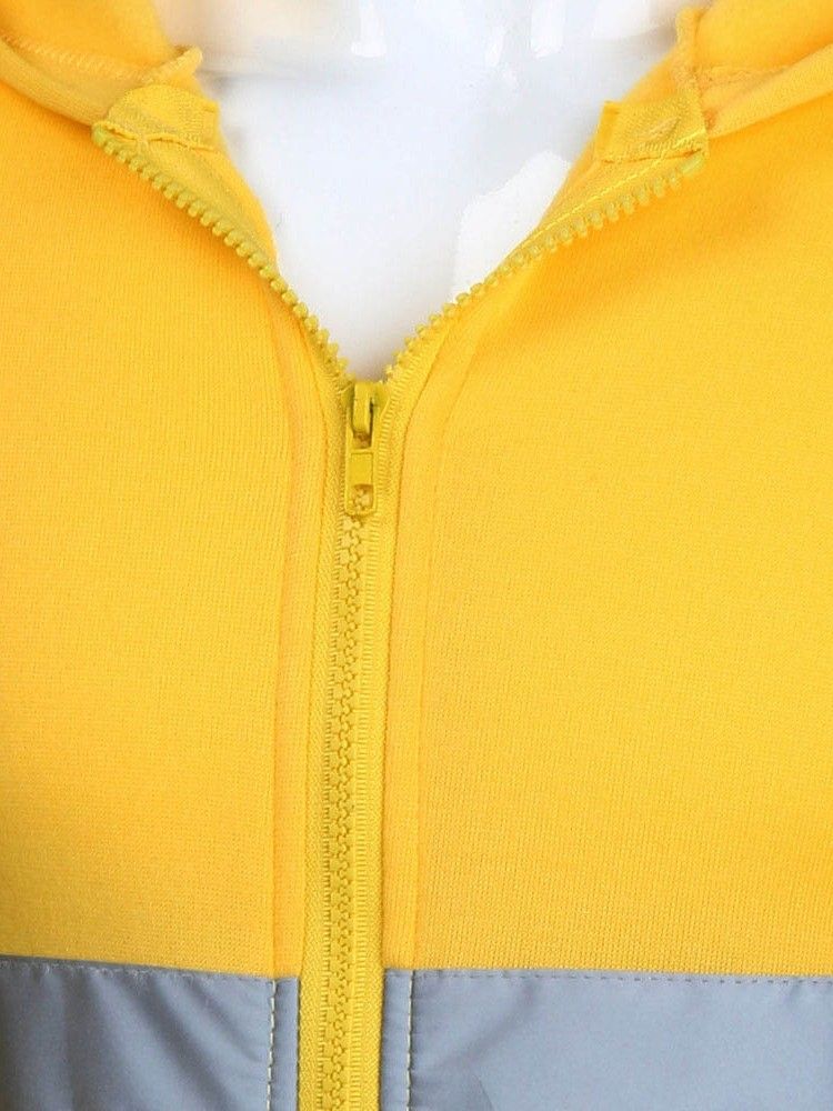 Cardigan Patchwork Color Block Loose Style Miesten Hupparit
