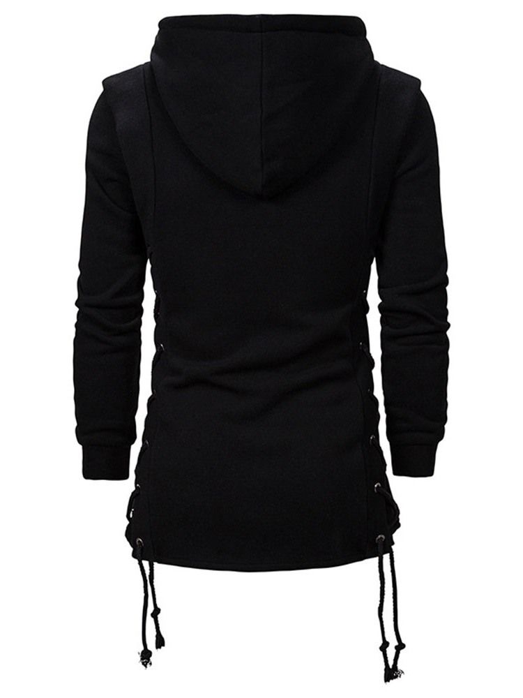 Cardigan Plain Zipper Slim Miesten Hupparit