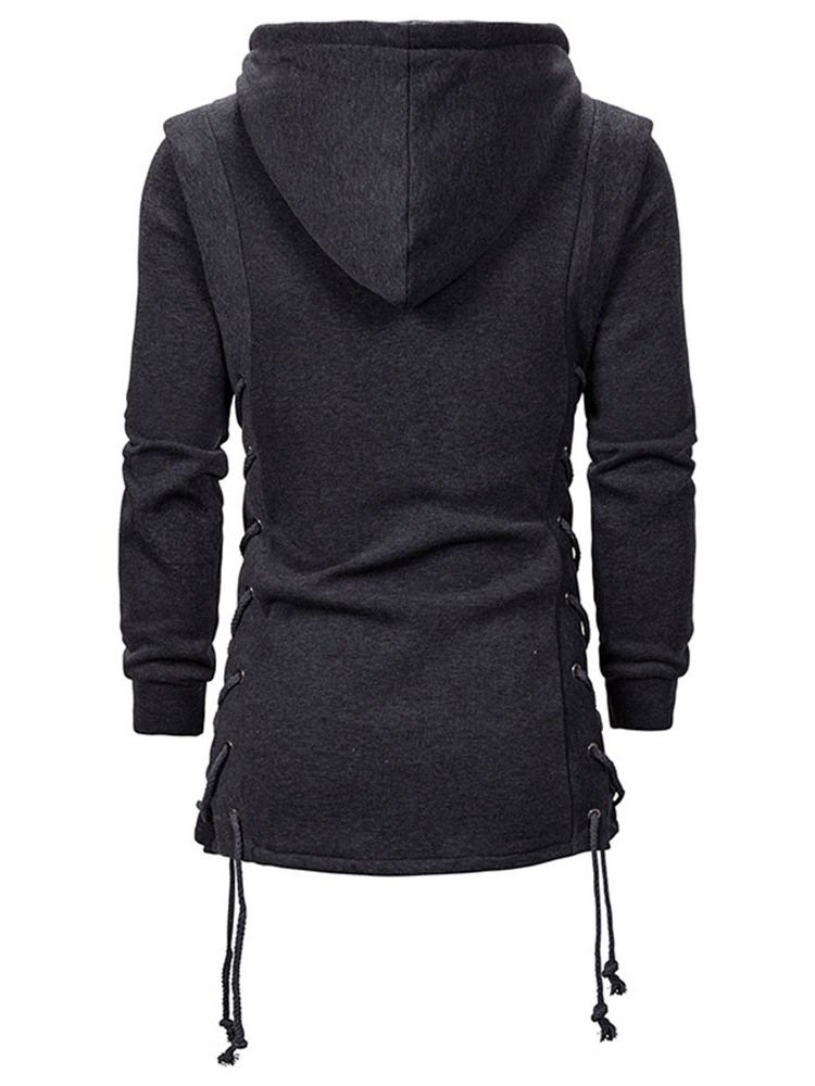 Cardigan Plain Zipper Slim Miesten Hupparit
