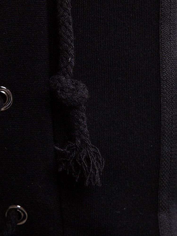 Cardigan Plain Zipper Slim Miesten Hupparit