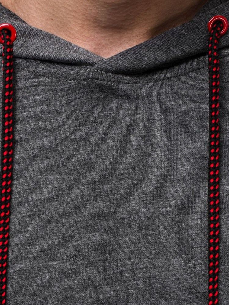 Color Block Pocket Loose Miesten Hupparit