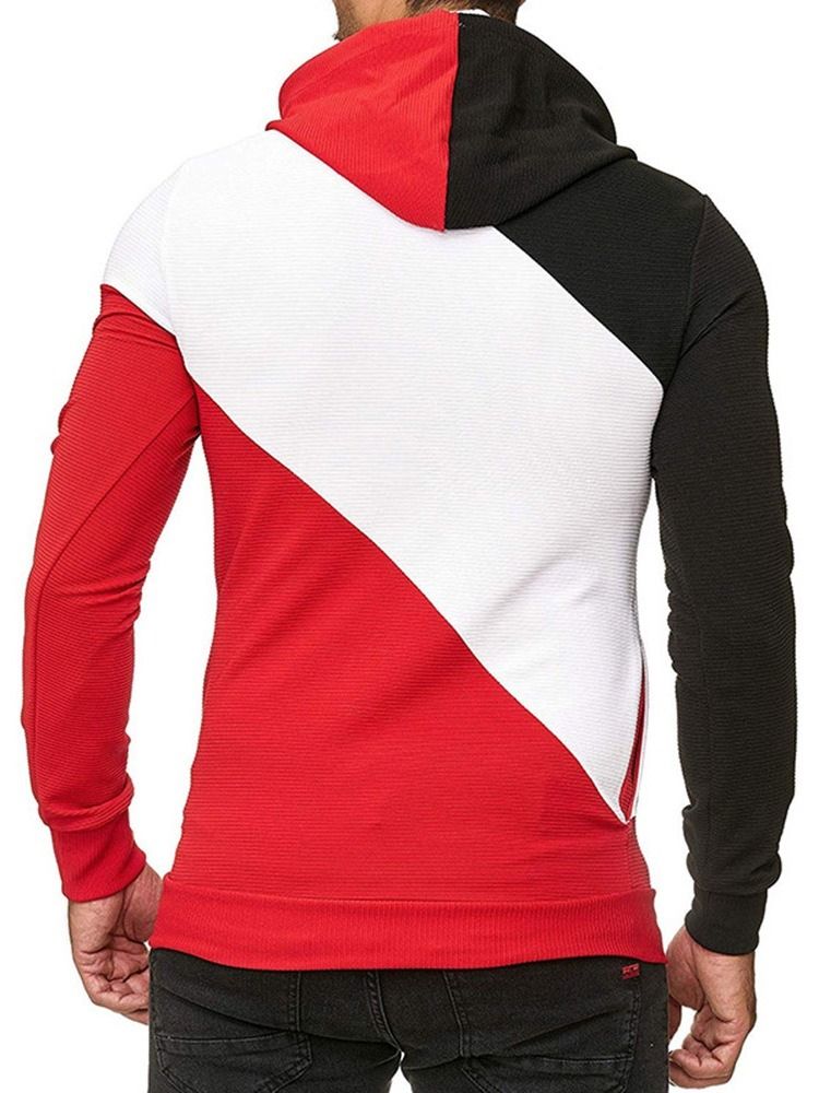 Pullover Fleece Plain Casual Miesten Hupparit