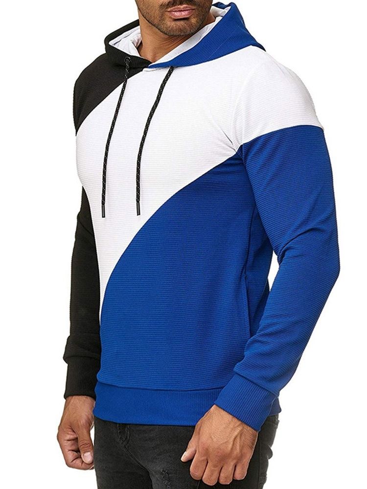 Pullover Fleece Plain Casual Miesten Hupparit