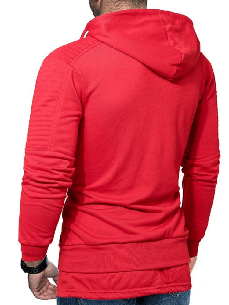 Pullover Zipper Plain Miesten Hupparit