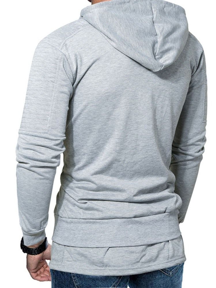Pullover Zipper Plain Miesten Hupparit