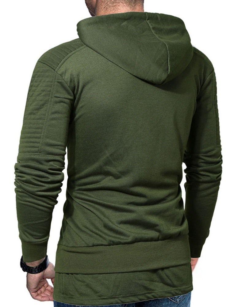Pullover Zipper Plain Miesten Hupparit