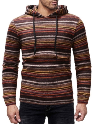 Stripe Casual Style Winter Miesten Hupparit