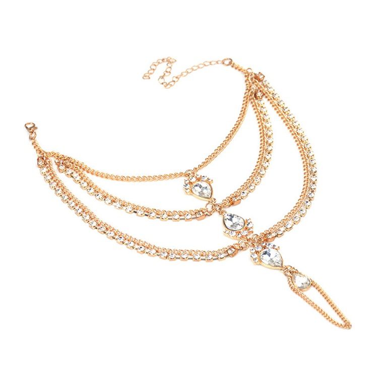 Diamante Naisten Vintage-nilkkakorut