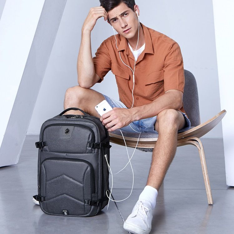 European Nylon Plain Backpack -kannettavien Tietokoneiden Laukut