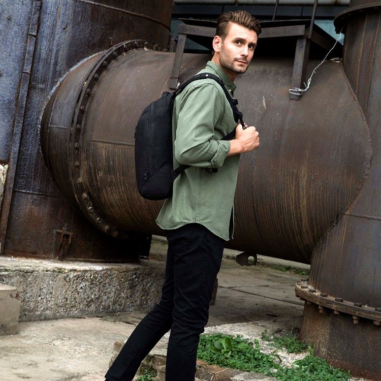 Reppu Nylon Unisex Army Army Laukut