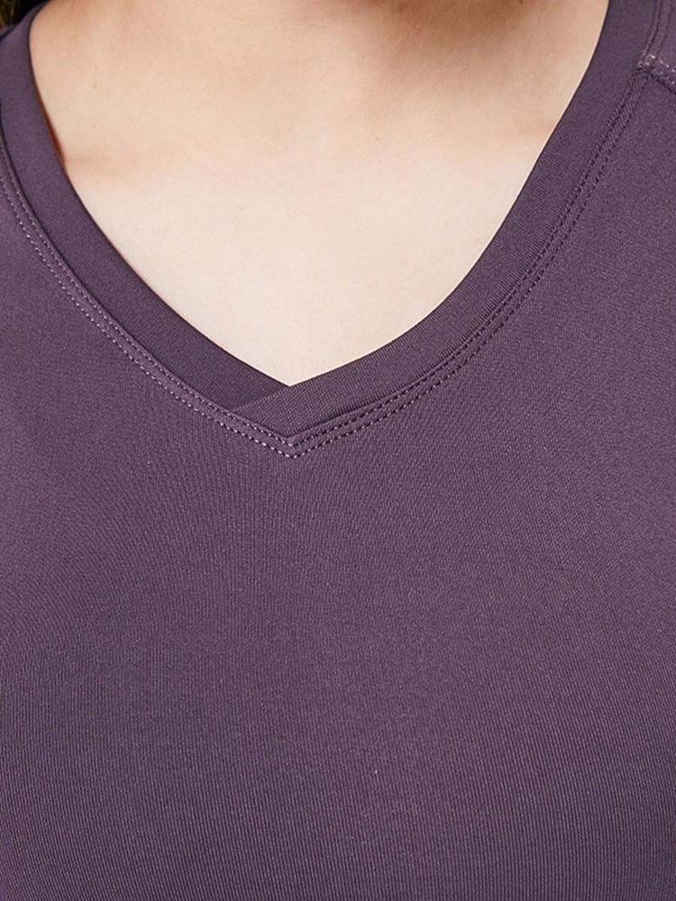 Naisten Nylon Quick Dry Solid Yoga Pullover -t-paita