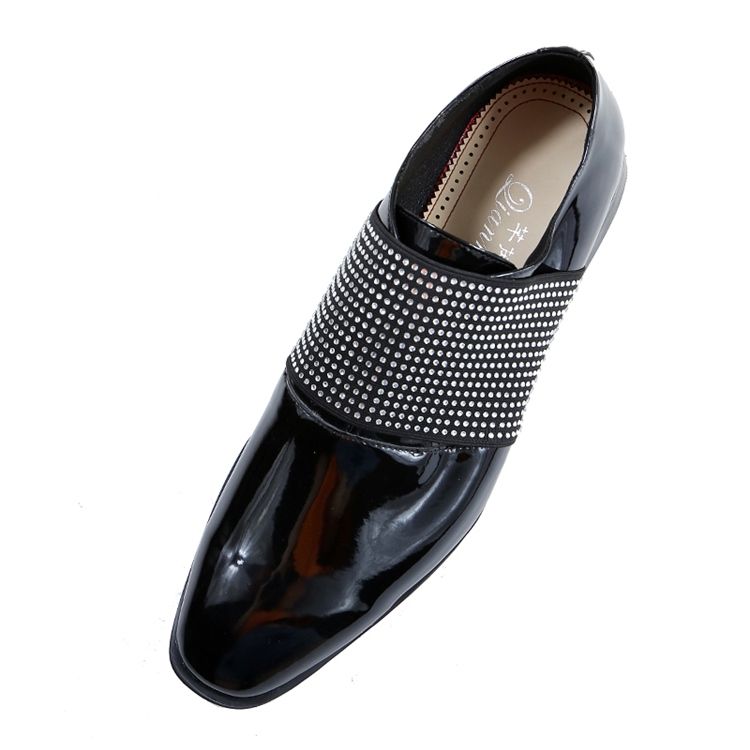 Tekojalokivi Slip-on Plain Miesten Oxford