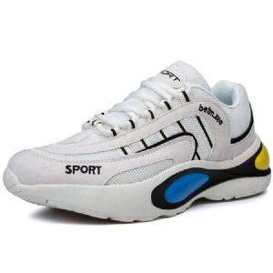 Color Block Lace-up Miesten Mesh-lenkkarit