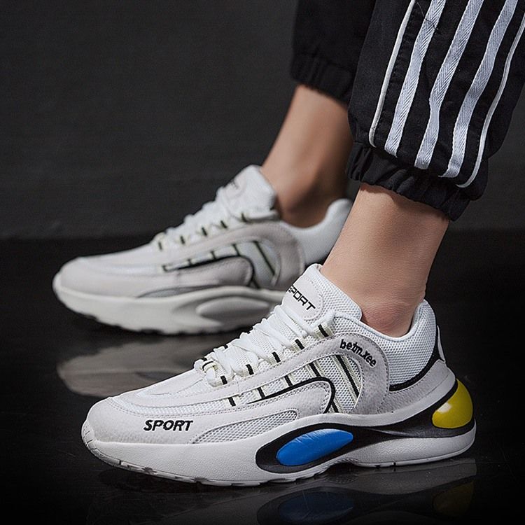 Color Block Lace-up Miesten Mesh-lenkkarit