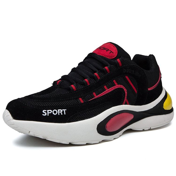 Color Block Lace-up Miesten Mesh-lenkkarit