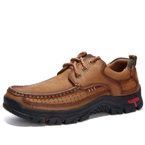 Lace-up Square Toe Miesten Vaelluskengät