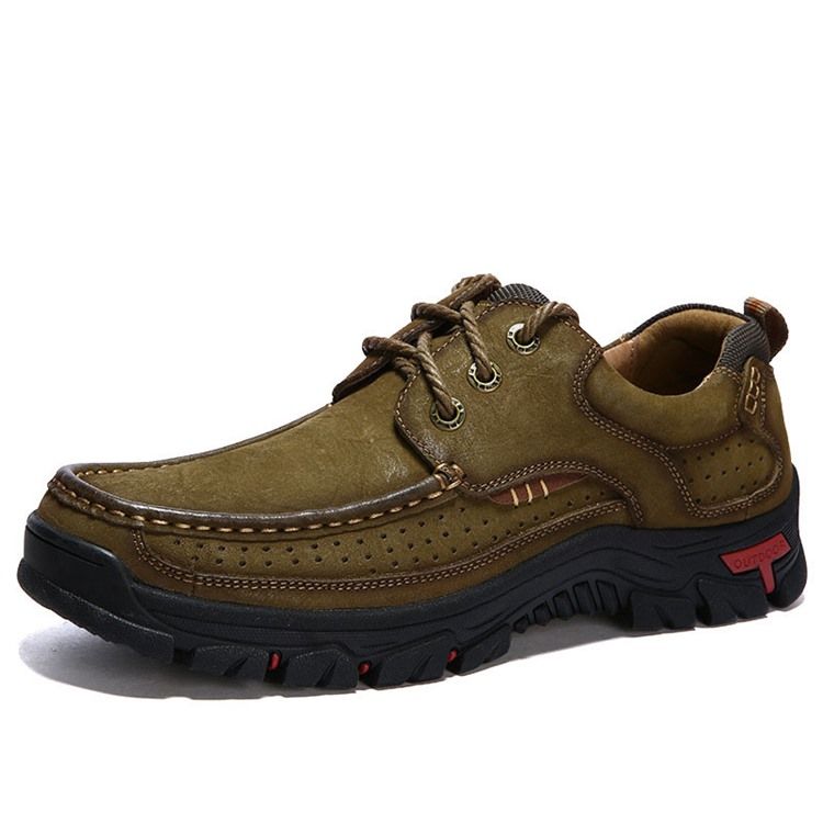 Lace-up Square Toe Miesten Vaelluskengät