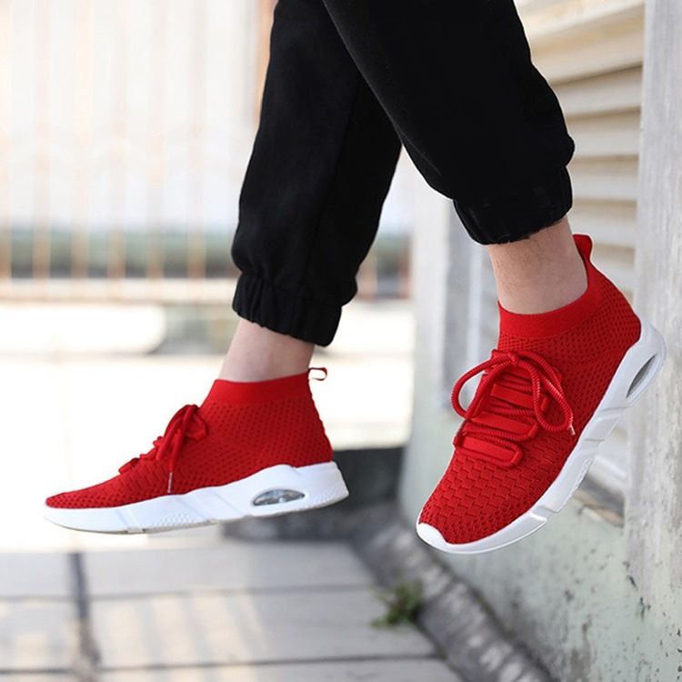 Mesh High-cut Lace-up Miesten Tennarit