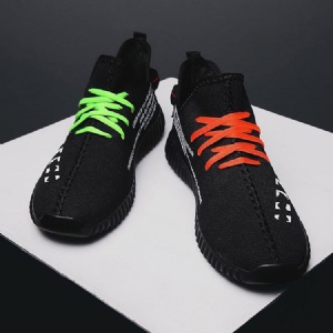 Mesh Lace-up Color Block Miesten Ulkoilukengät