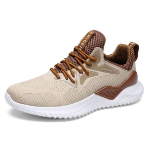 Mesh Lace-up Round Toe Casual Miesten Lenkkarit