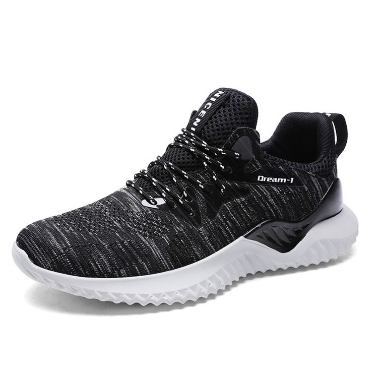 Mesh Lace-up Round Toe Casual Miesten Lenkkarit