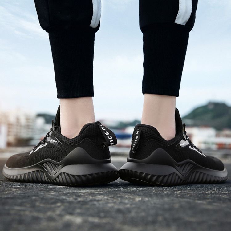 Mesh Lace-up Round Toe Casual Miesten Lenkkarit