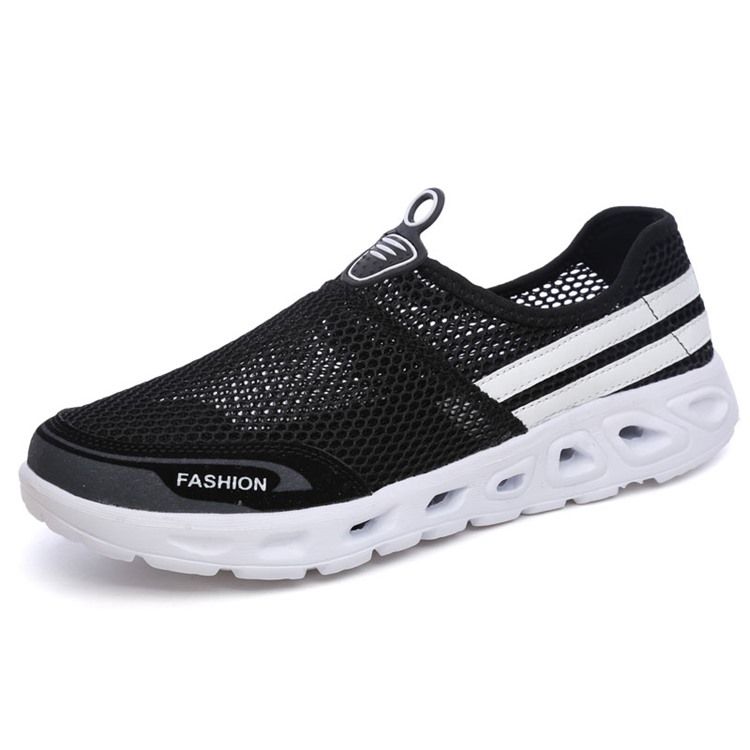 Mesh Round Toe Slip-on Miesten Vapaa-ajan Kengät
