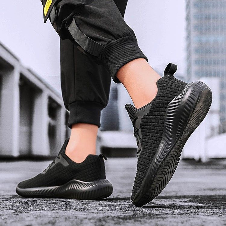 Plaid Mesh Lace-up Low-cut Ylä Miesten Lenkkarit