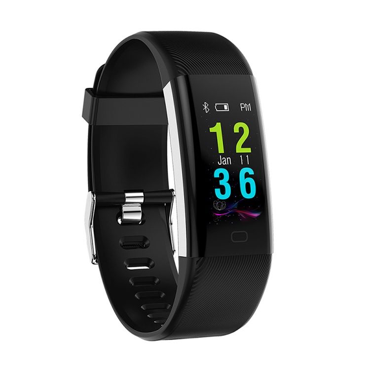 Miesten F07 Plus -värinäyttö Älykäs Rannekoru Syketerveystietojen Bluetooth -kello