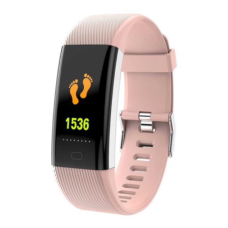 Miesten F07 Plus -värinäyttö Älykäs Rannekoru Syketerveystietojen Bluetooth -kello