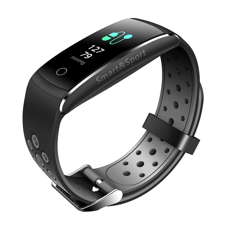 Miesten Q8 Bluetooth-rannekorun Sykkeen Verenpaineen Vedenpitävä Rannekoru Älykello
