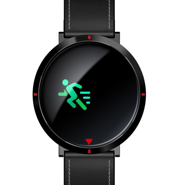Miesten S2-värinäyttö Älykäs Rannekorun Askel Syke Verenpaineen Liikkeessä Pyöreä Vedenpitävä Bluetooth Älykello