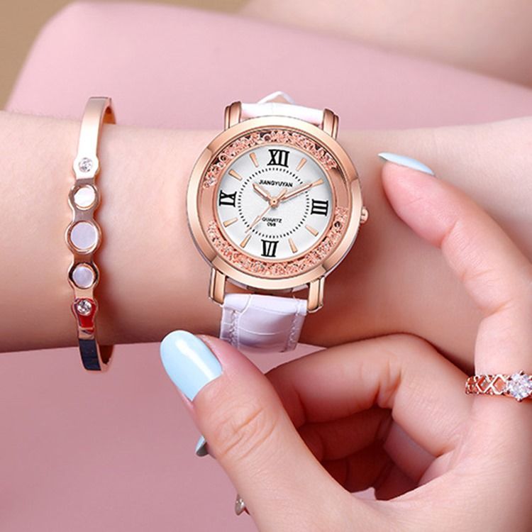 Naisten Jyy-nahkahihna Lady Watch