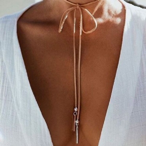 Bowknot-riipus-kaulakoru
