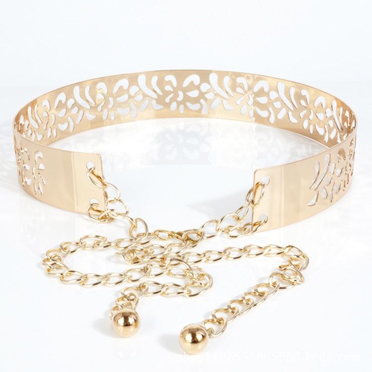 Ketju Hollow Out Fashion Metal Belt