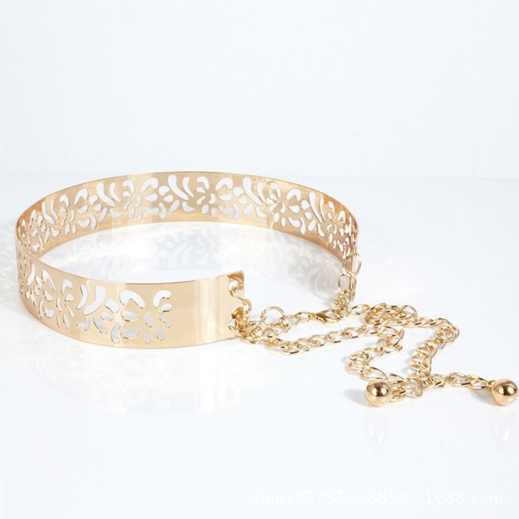 Ketju Hollow Out Fashion Metal Belt