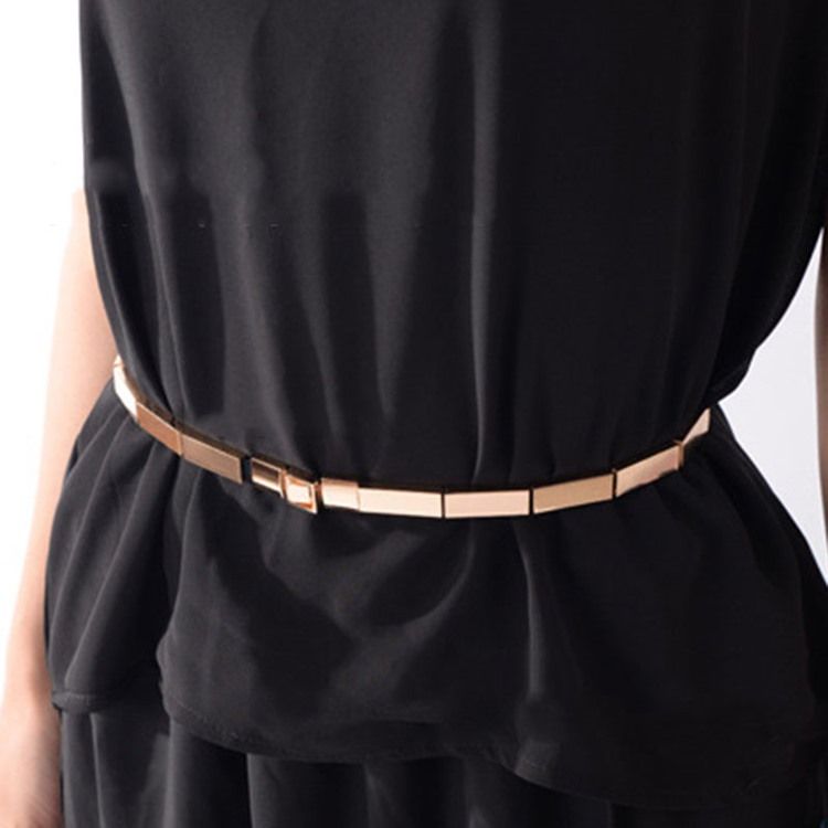 Metal Bamboo Kapea Band Elastinen Vyö