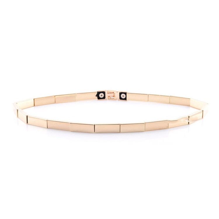 Metal Bamboo Kapea Band Elastinen Vyö