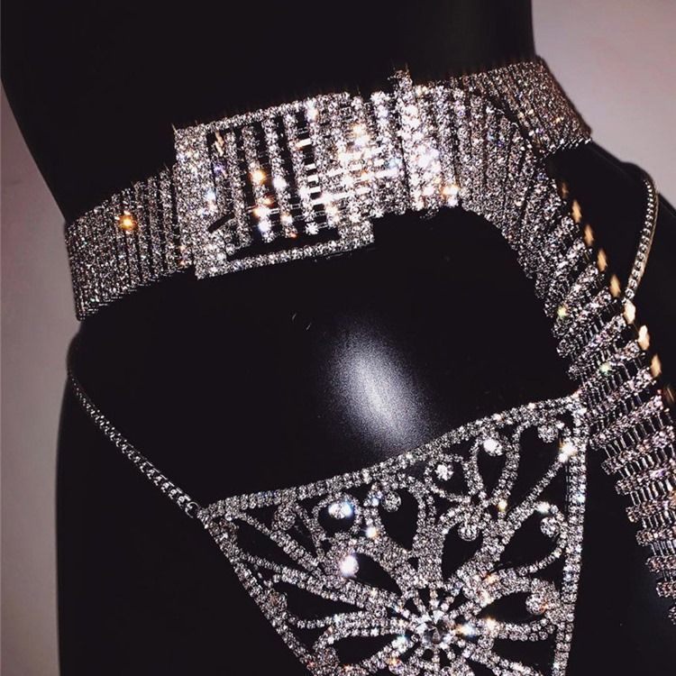 Pin Solki Muoti Diamante Vyö