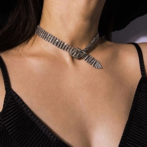 Tekojalokivi Vuosipäivä Choker-kaulakoru