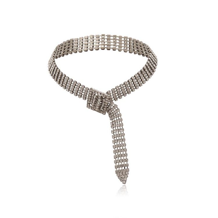 Tekojalokivi Vuosipäivä Choker-kaulakoru