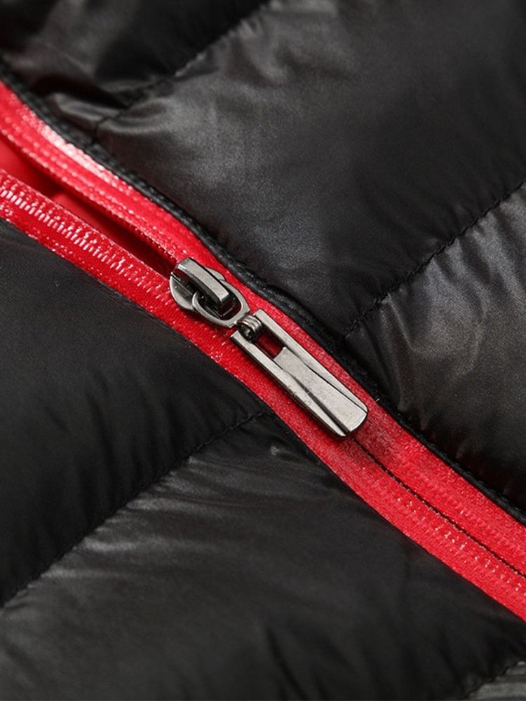 Collar Standard Zipper Casual Miesten Untuvatakki