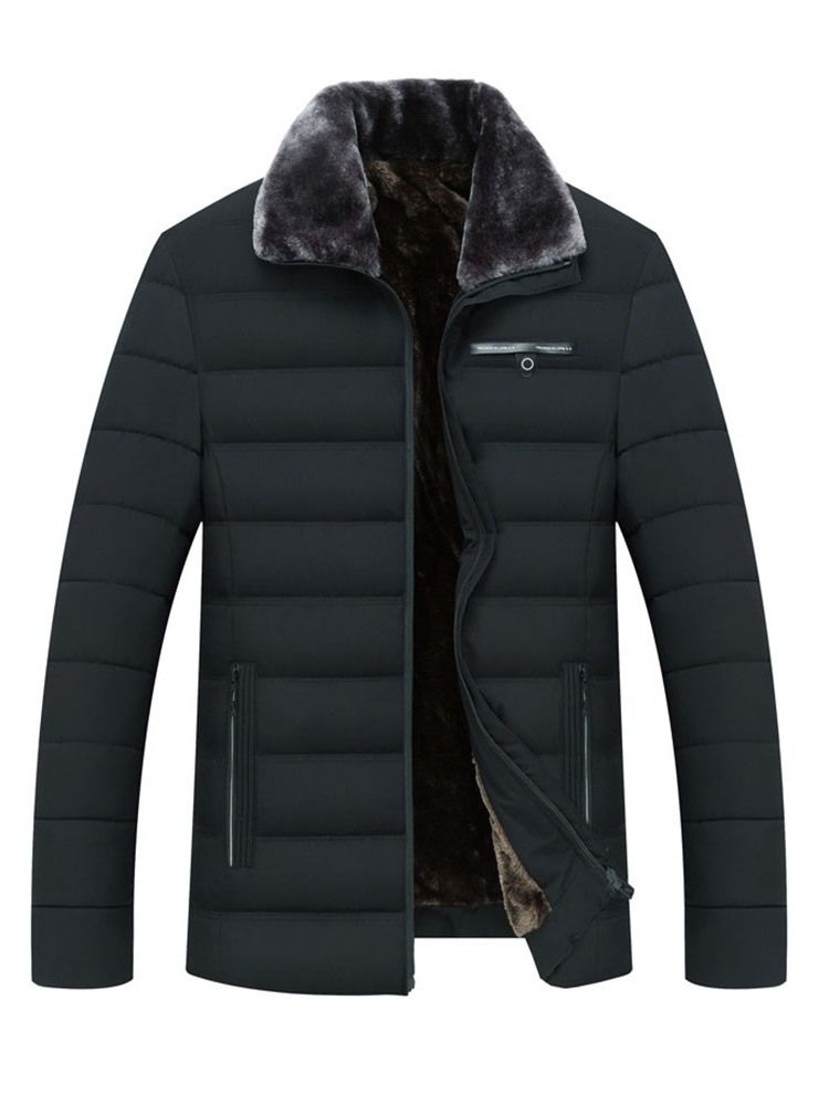 Patchwork Standard Zipper Casual Miesten Untuvatakki