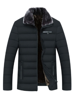 Patchwork Standard Zipper Casual Miesten Untuvatakki