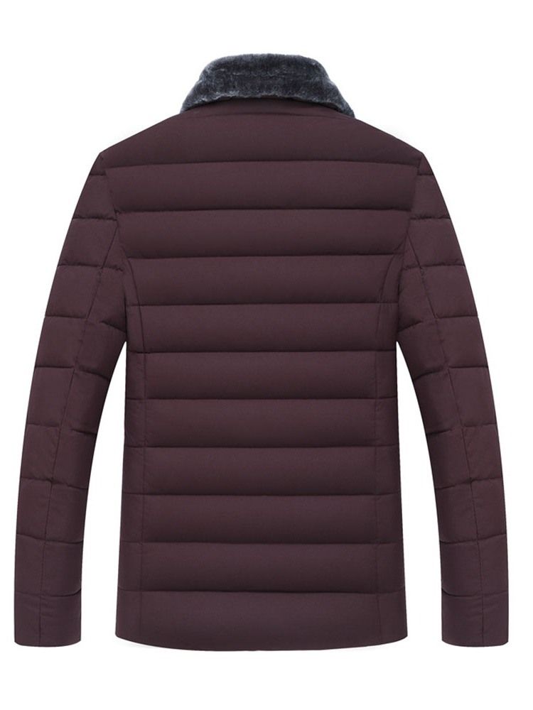 Patchwork Standard Zipper Casual Miesten Untuvatakki