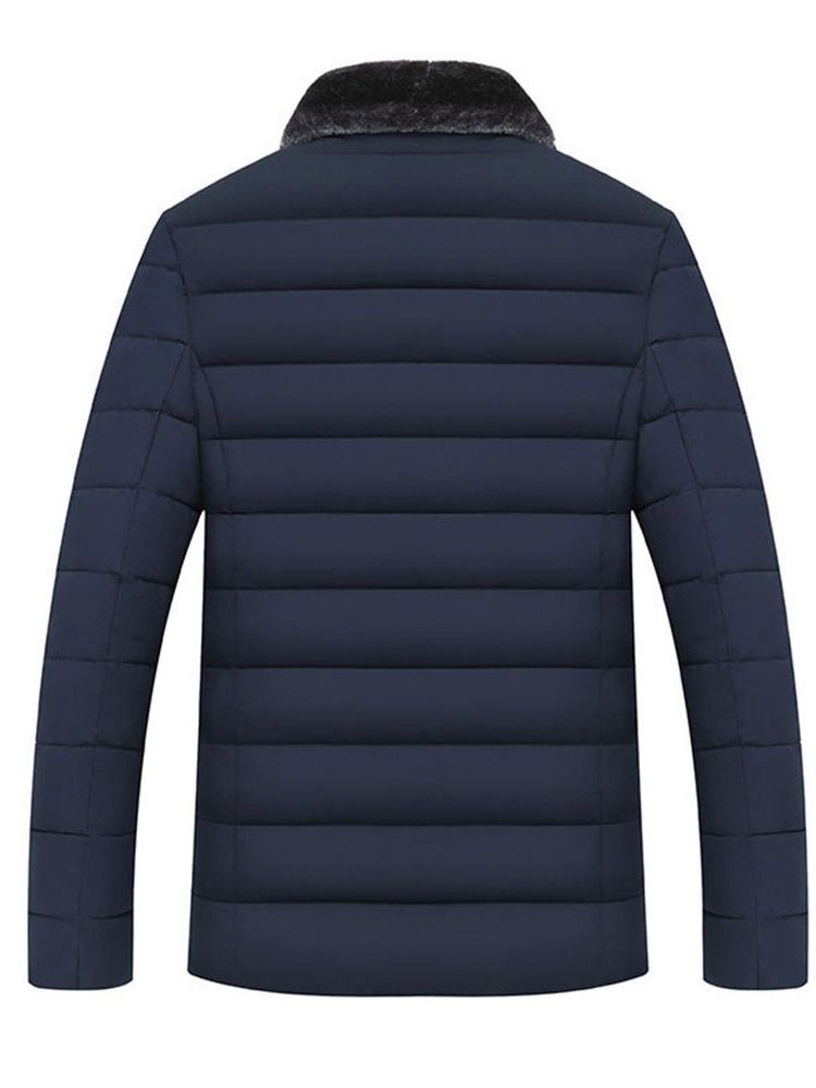 Patchwork Standard Zipper Casual Miesten Untuvatakki