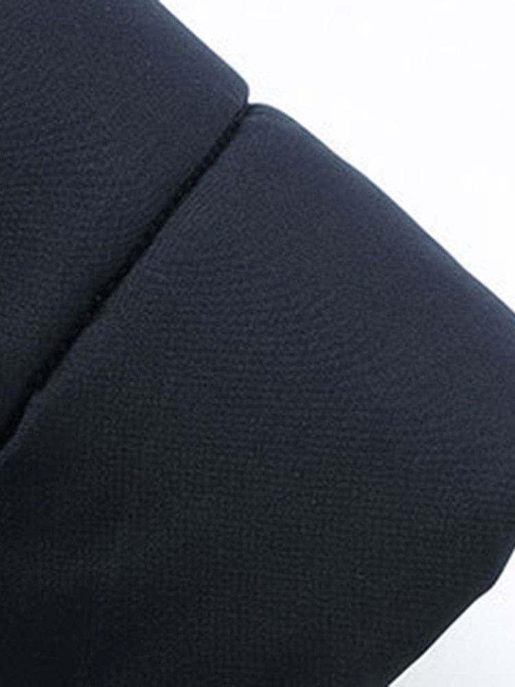 Patchwork Standard Zipper Casual Miesten Untuvatakki
