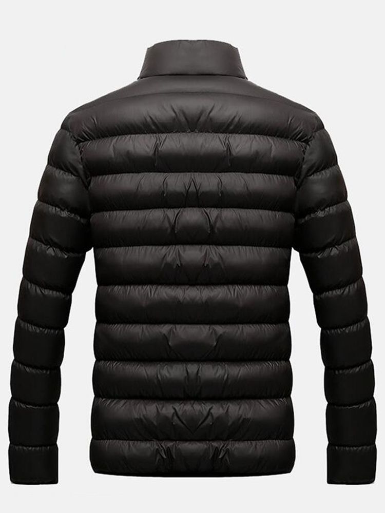 Thicken Stand Collar Zip Miesten Talvitakki